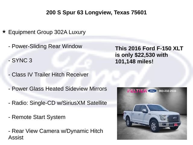 Used 2016 Ford F150 XLT w/ Equipment Group 302A Luxury AWD/4WD image 5