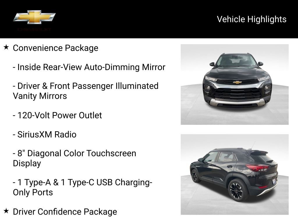 Used 2021 Chevrolet TrailBlazer LT w/ Sun and Liftgate Package FWD image 21