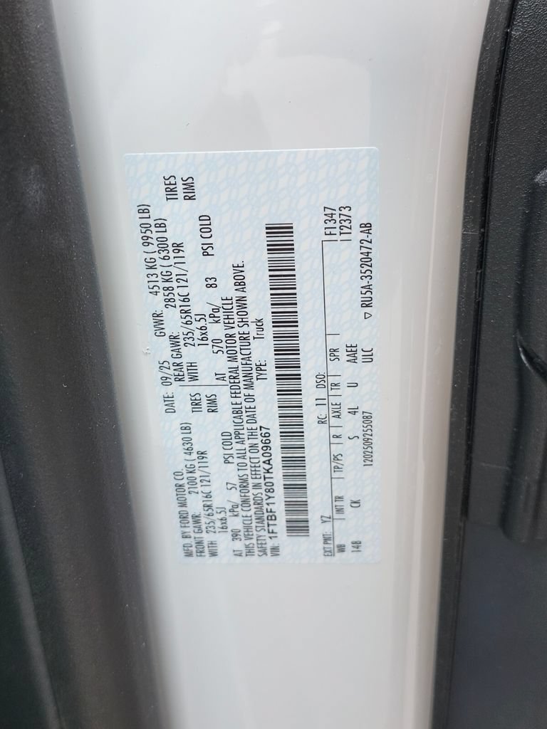 New 2026 Ford Transit 350 148 Low Roof w/ Load Area Protection Package RWD image 31