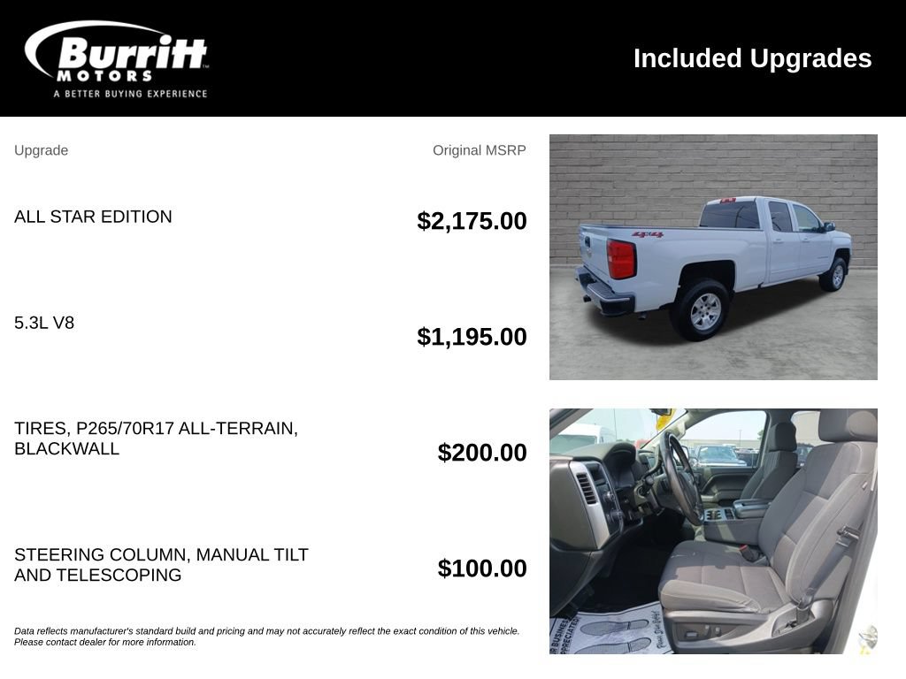 Used 2018 Chevrolet Silverado 1500 LT w/ All Star Edition AWD/4WD image 3