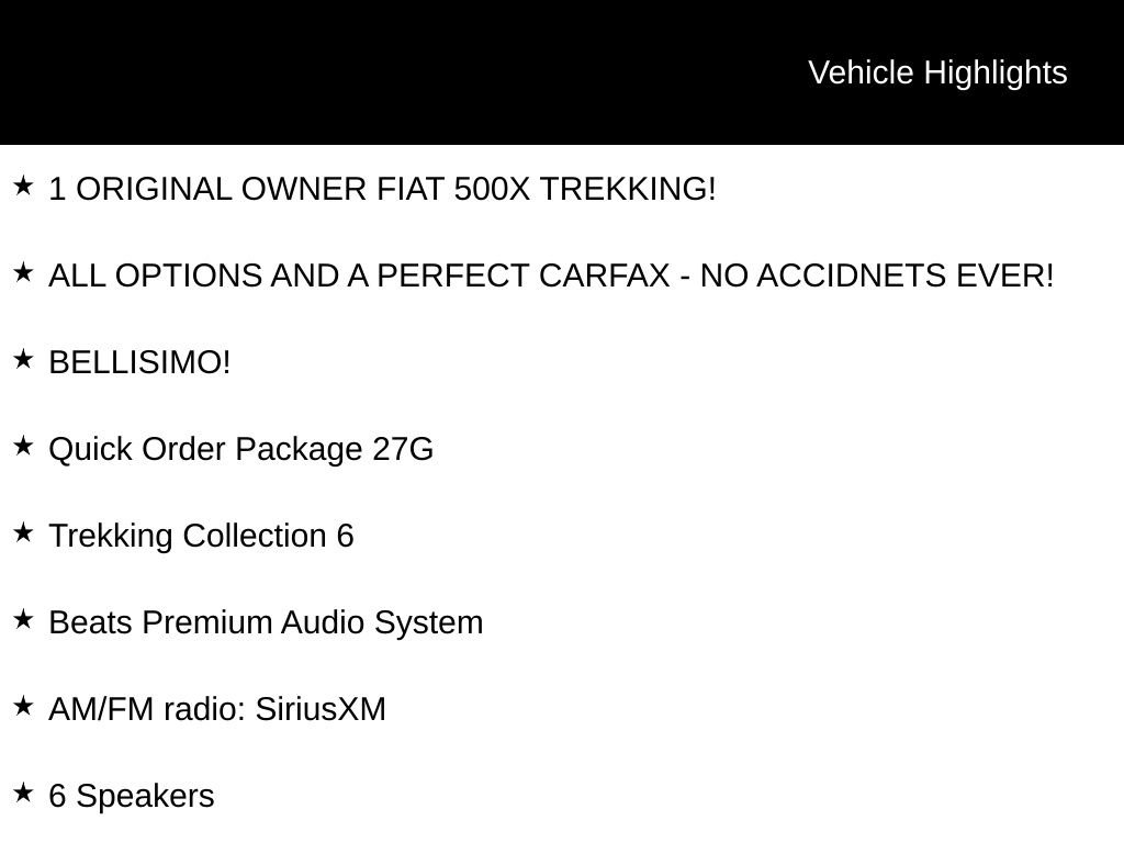 Used 2016 FIAT 500X Trekking image 5