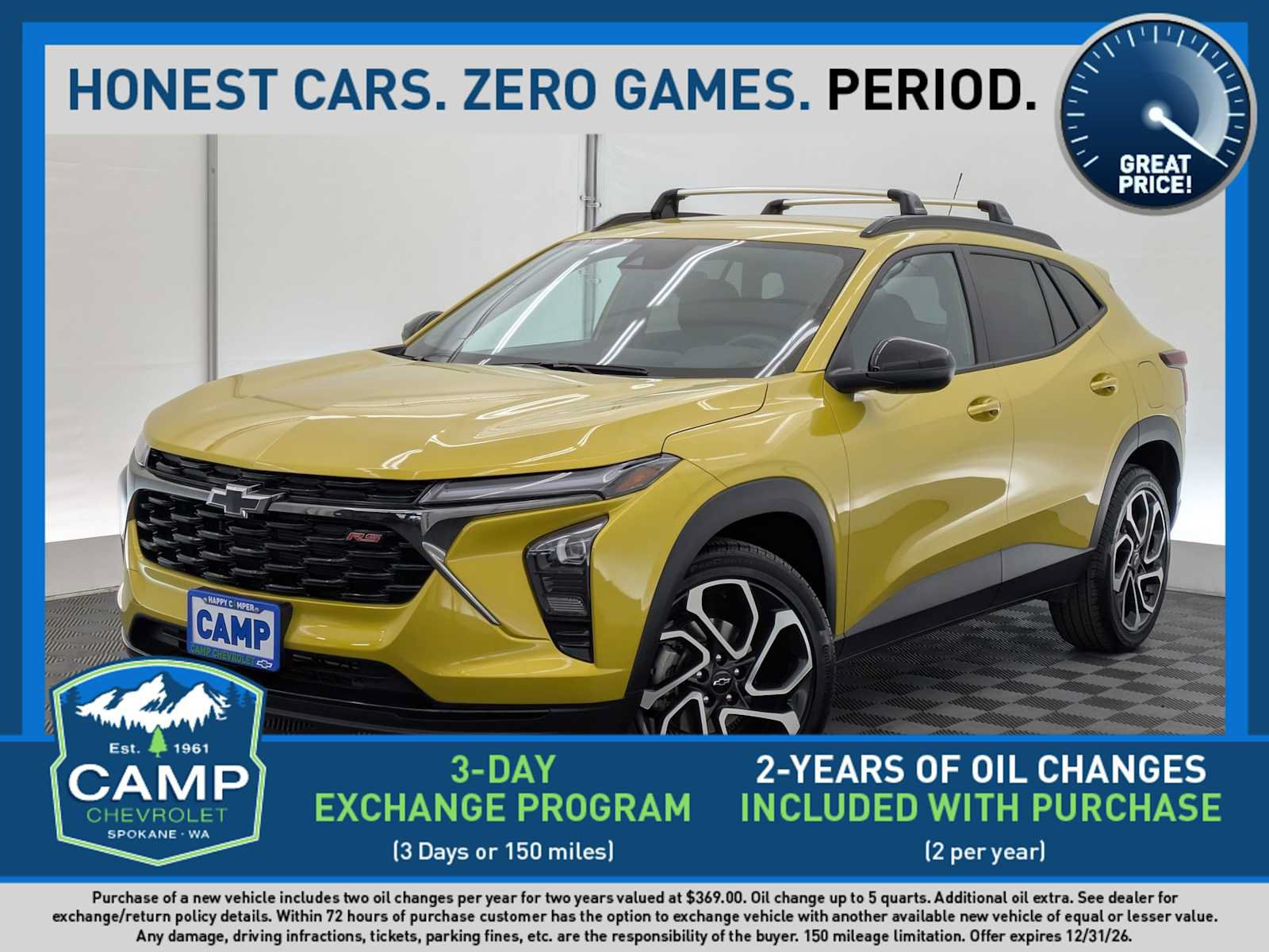 Used 2025 Chevrolet Trax RS