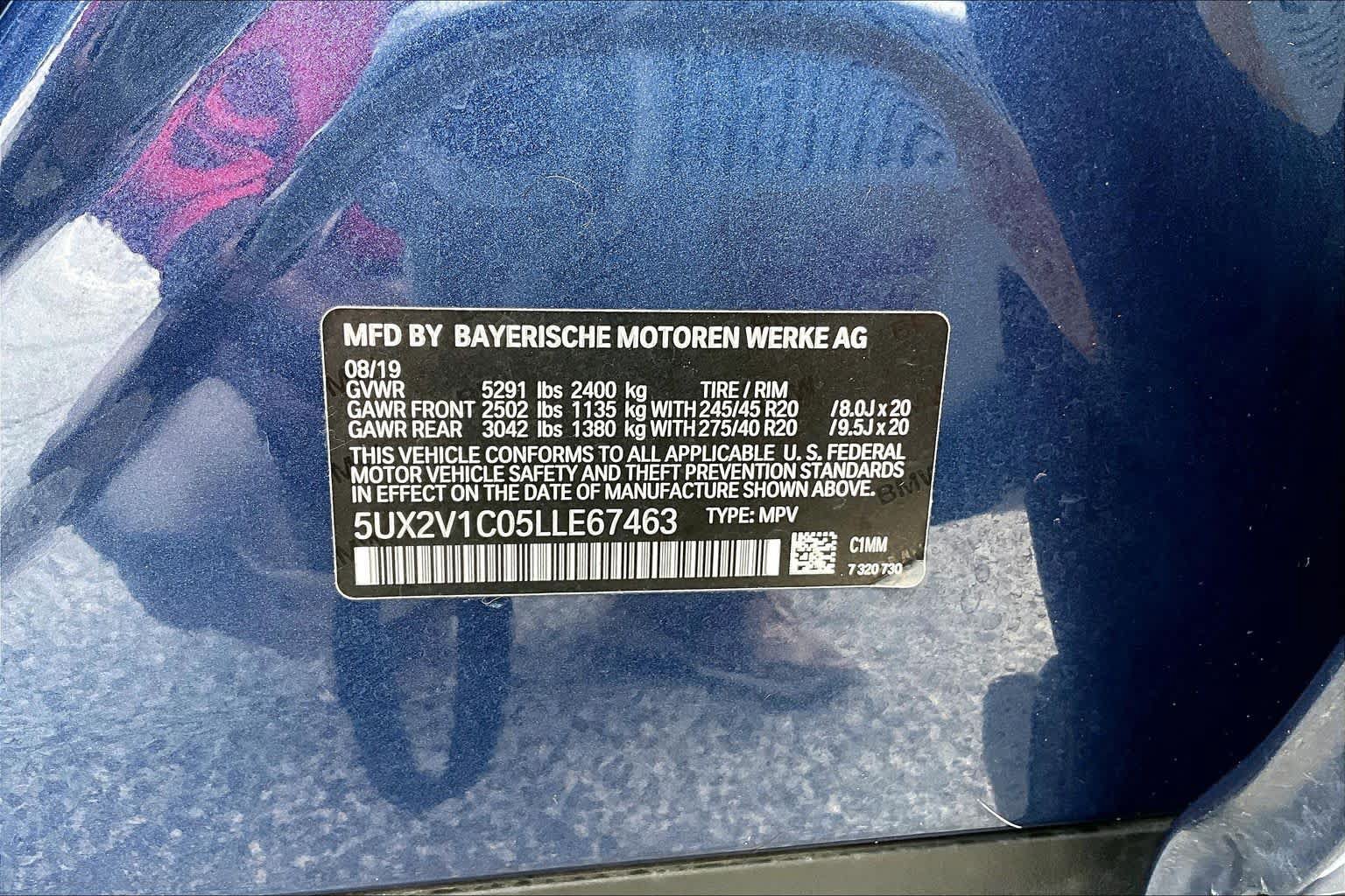 Used 2020 BMW X4 xDrive30i w/ Premium Package AWD/4WD image 37