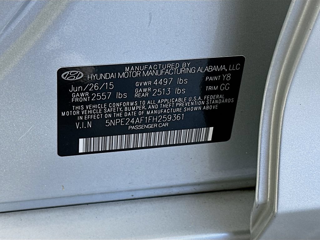Used 2015 Hyundai Sonata SE w/ Option Group 09 FWD image 34