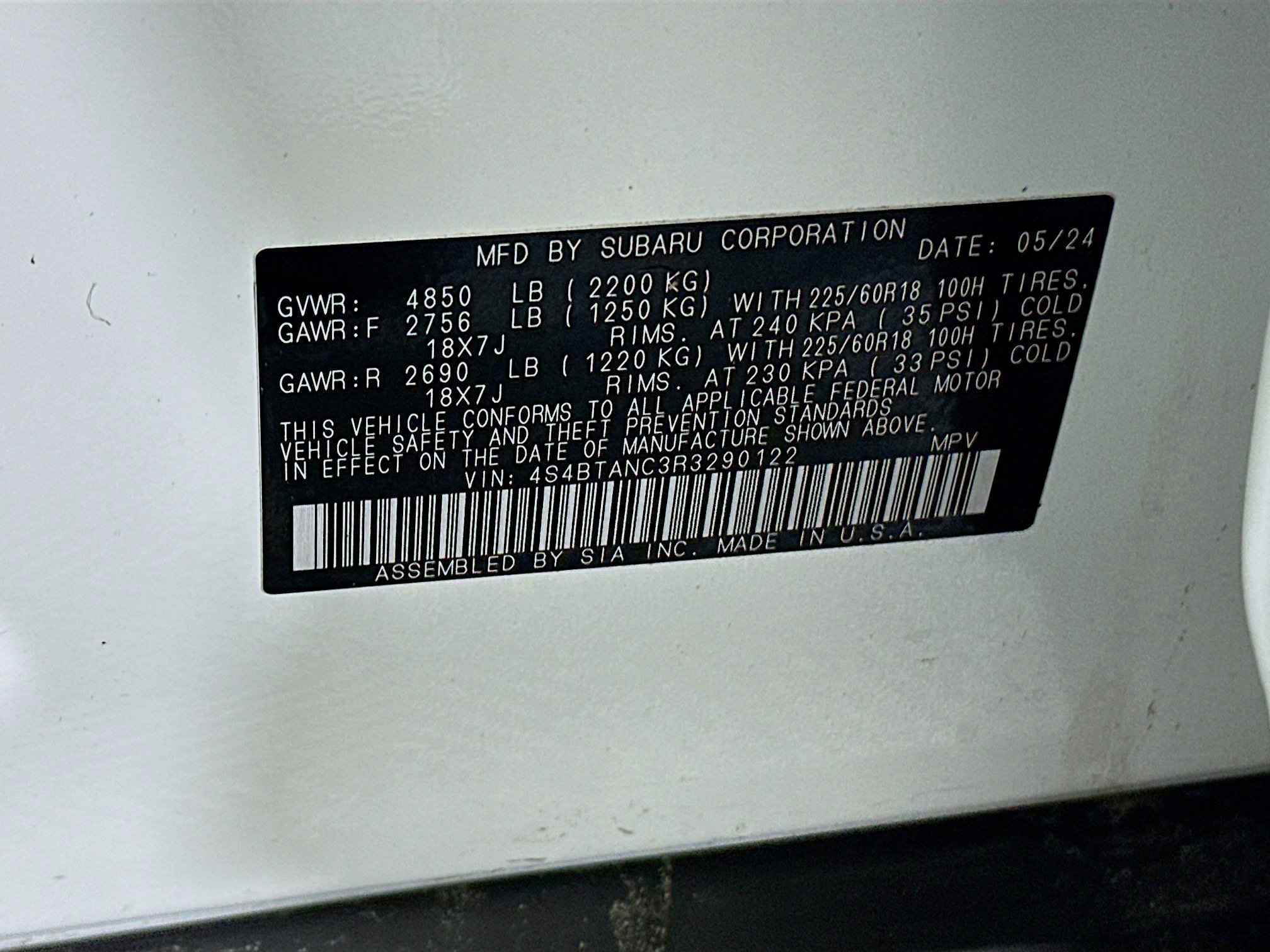 Used 2024 Subaru Outback Limited image 12