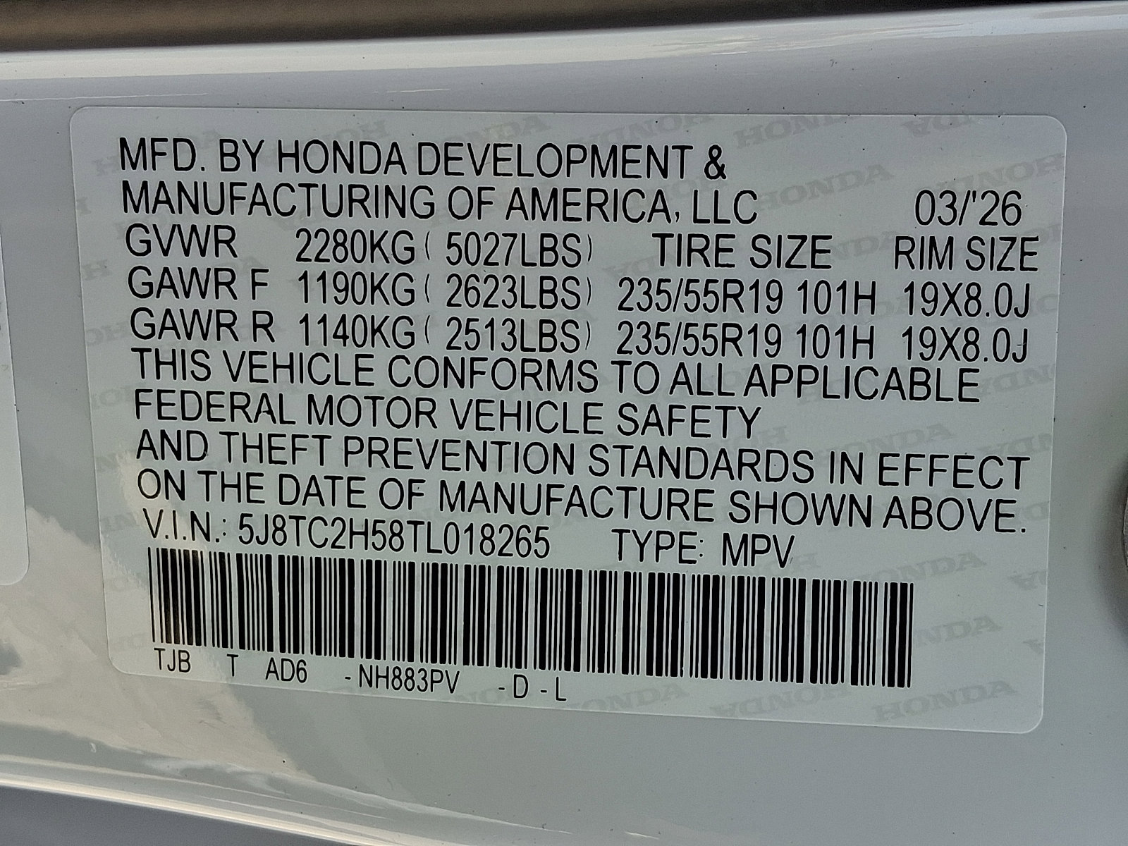 New 2026 Acura RDX w/ Technology Package AWD/4WD image 10