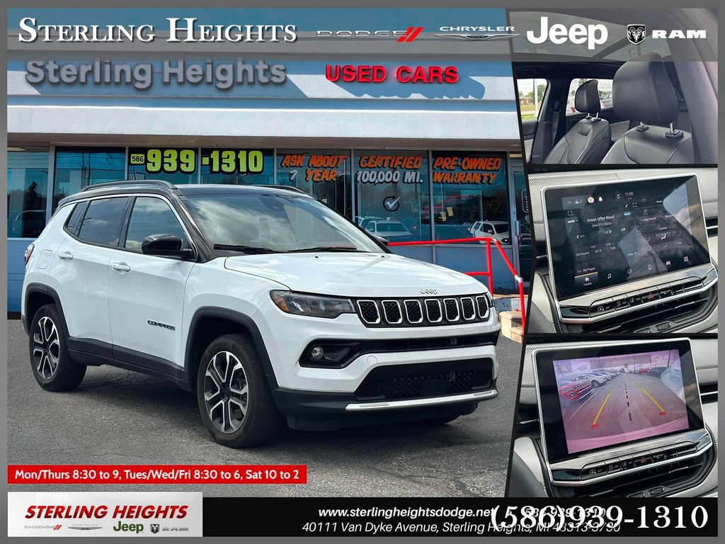 Used 2023 Jeep Compass Limited w/ Sun and Sound Group AWD/4WD video 1