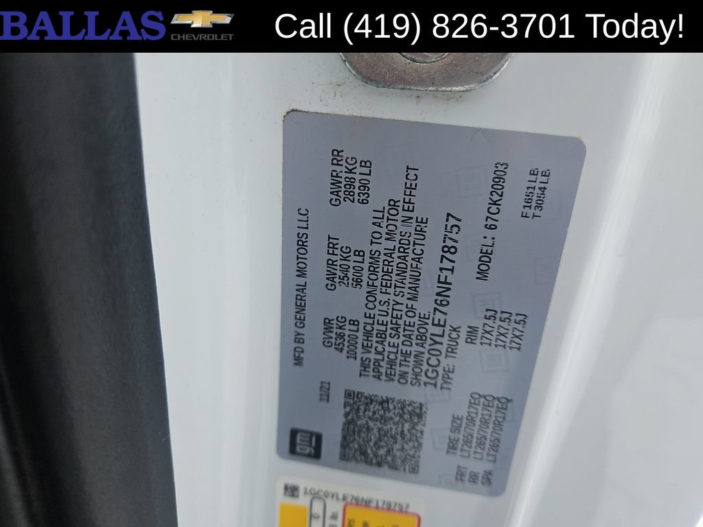 Certified 2022 Chevrolet Silverado 2500 W/T w/ WT Fleet Convenience Package AWD/4WD image 33