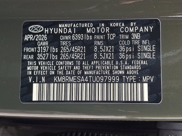 New 2026 Hyundai Palisade Calligraphy AWD/4WD image 17