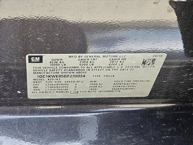 Used 2016 Chevrolet Silverado 2500 LTZ w/ Duramax Plus Package AWD/4WD image 21