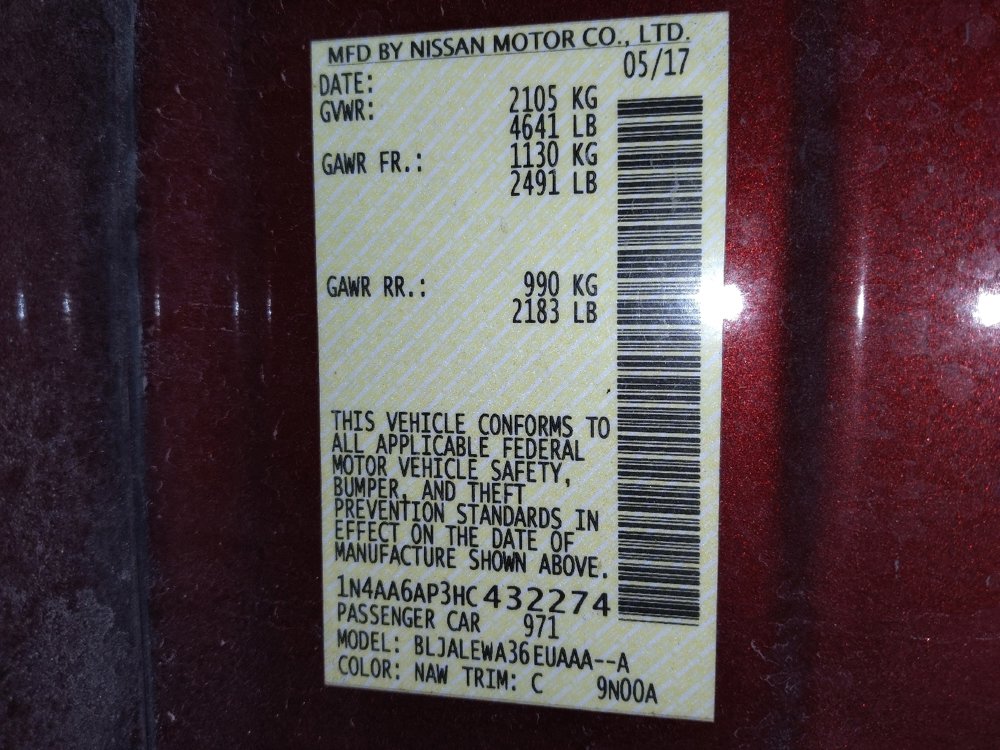 Used 2017 Nissan Maxima 3.5 SL FWD image 33