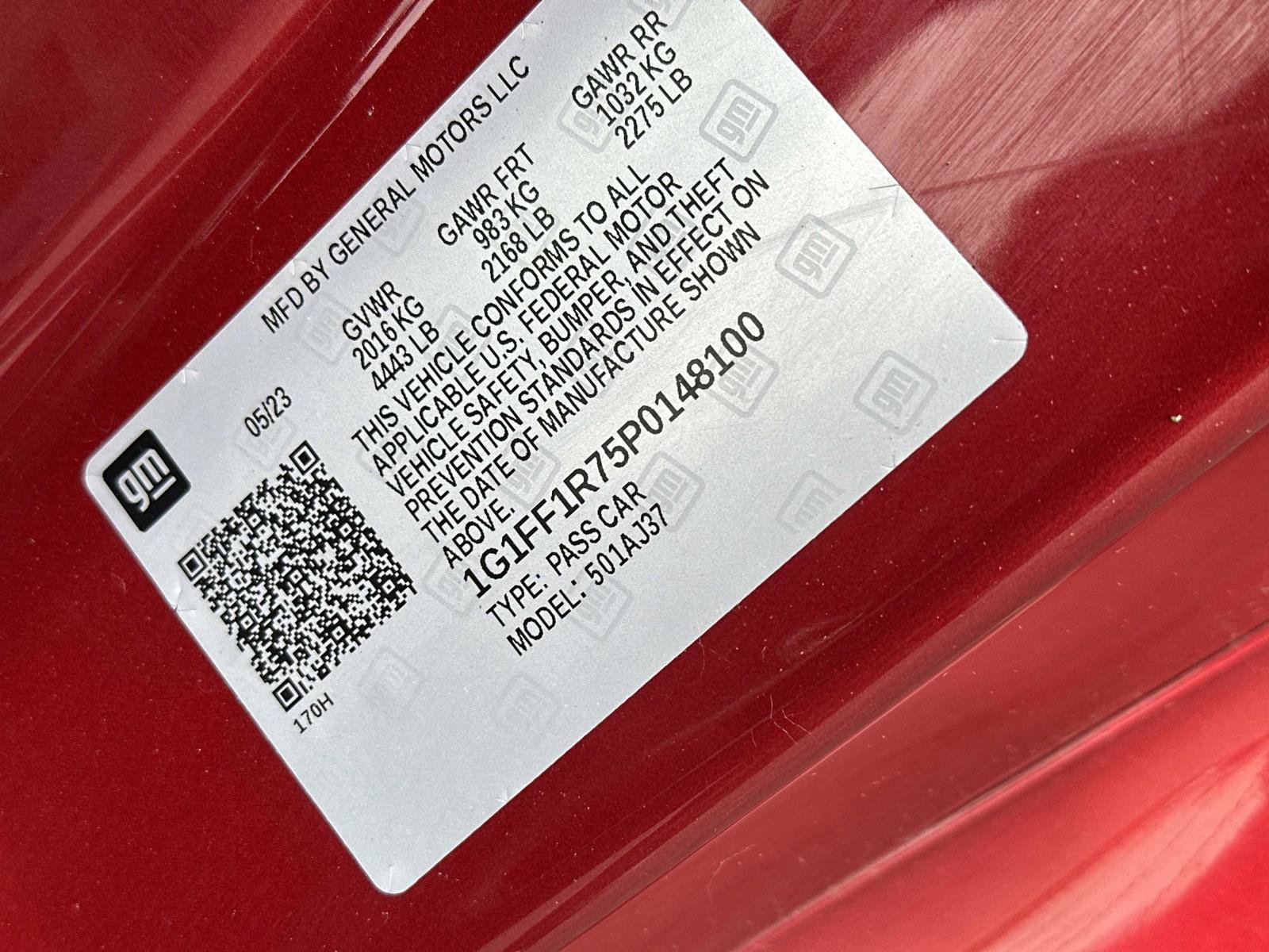 Certified 2023 Chevrolet Camaro LT w/ Technology Package RWD image 16