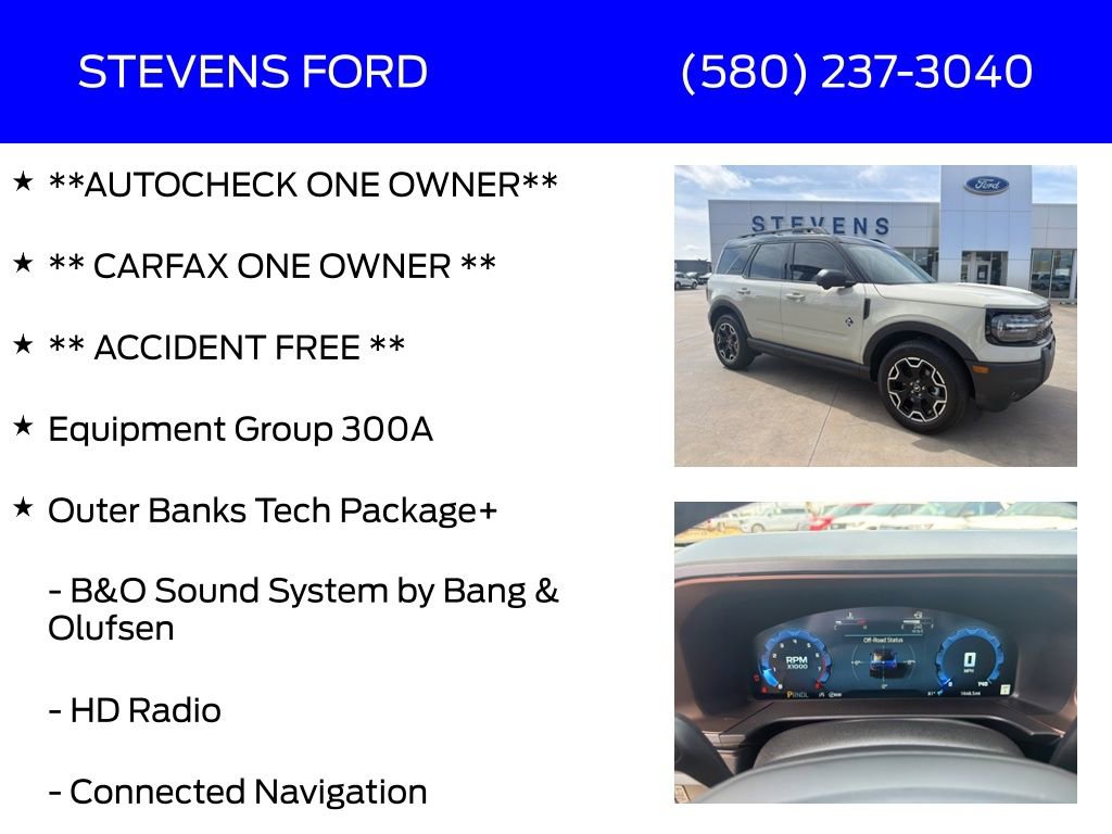 Used 2025 Ford Bronco Sport Outer Banks w/ Outer Banks Tech Package+ image 6