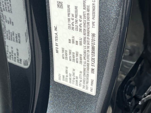 Used 2021 Tesla Model 3 Long Range image 35