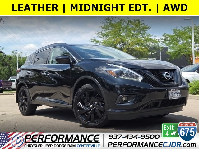 Used 2018 Nissan Murano SL w/ Midnight Edition Package