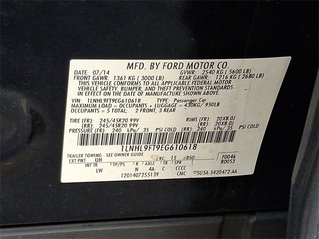 Used 2014 Lincoln MKS AWD w/ Equipment Group 201A image 28