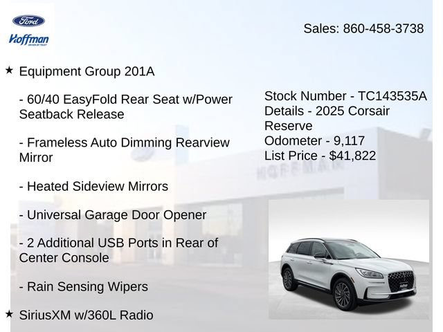 Used 2025 Lincoln Corsair Reserve AWD/4WD image 10