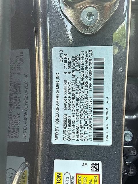 Used 2018 Honda Accord EX-L image 8