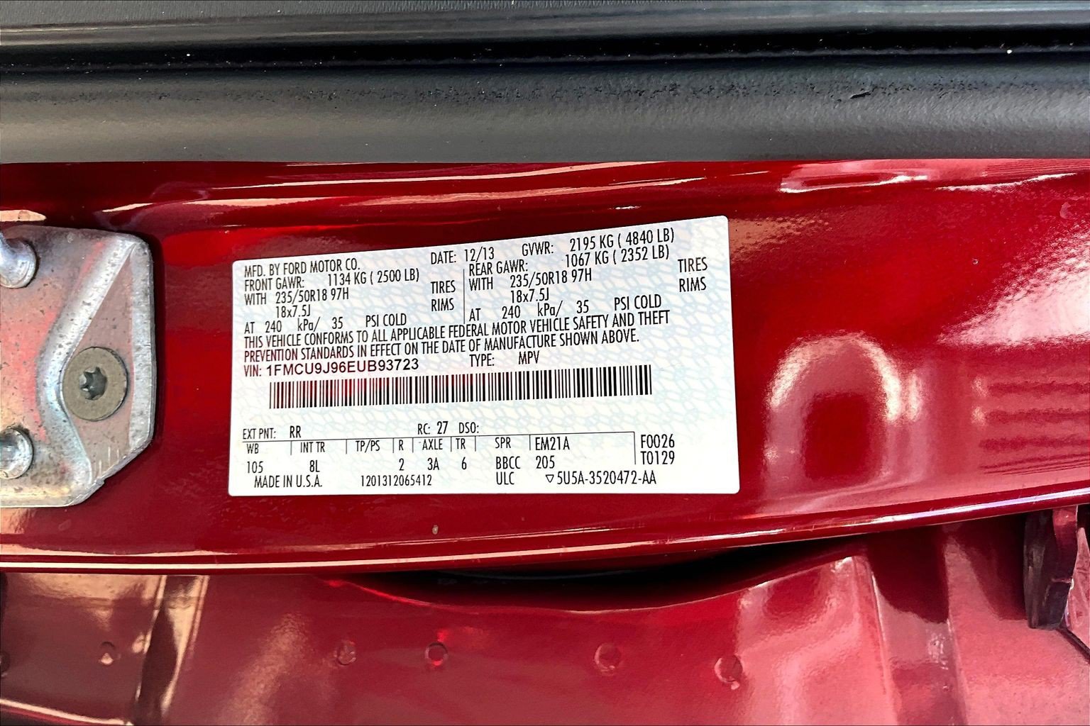 Used 2014 Ford Escape Titanium w/ Equipment Group 401A AWD/4WD image 34