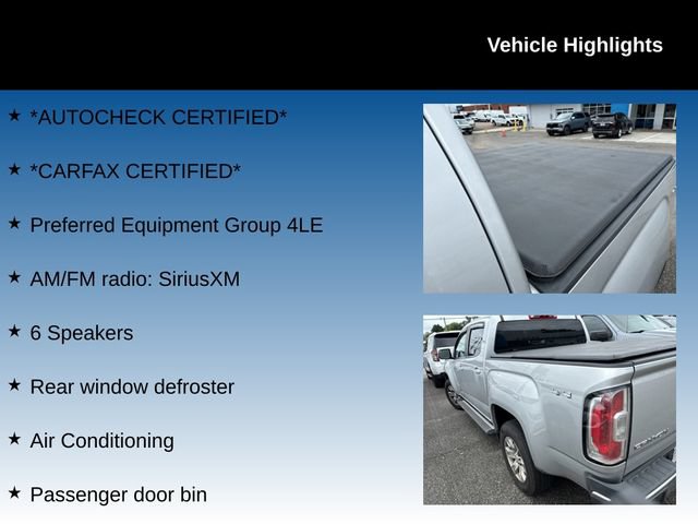 Used 2017 GMC Canyon SLE AWD/4WD image 4