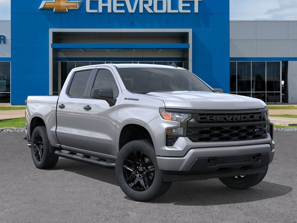 New 2026 Chevrolet Silverado 1500 Custom w/ Turbomax Blackout Package RWD image 7