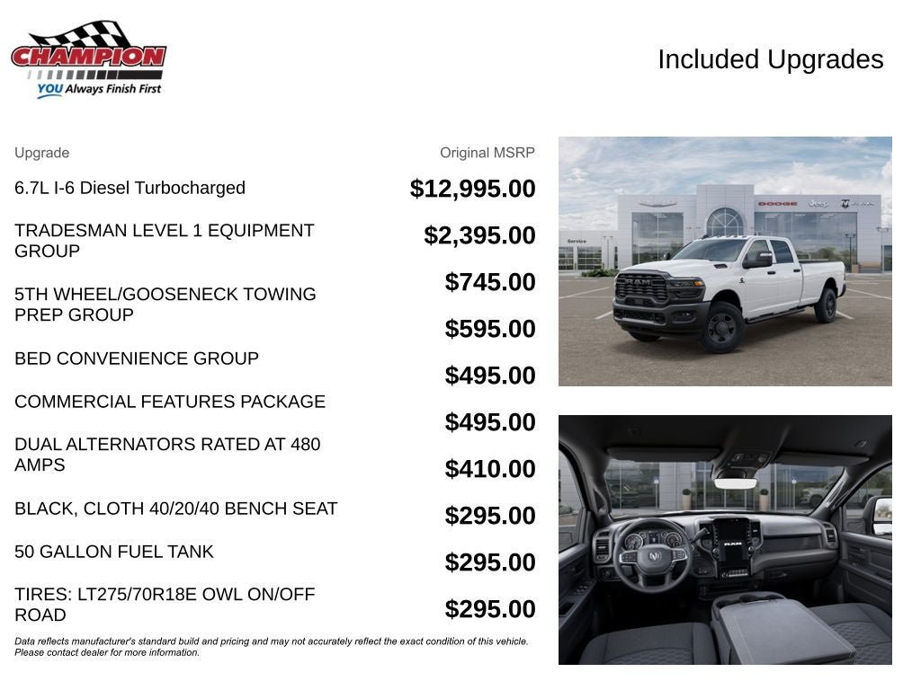 New 2026 RAM 2500 Tradesman AWD/4WD image 6