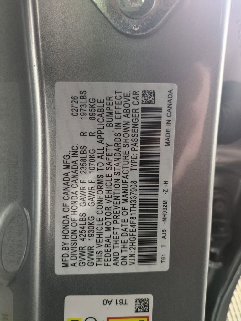 New 2026 Honda Civic Sport Touring image 30