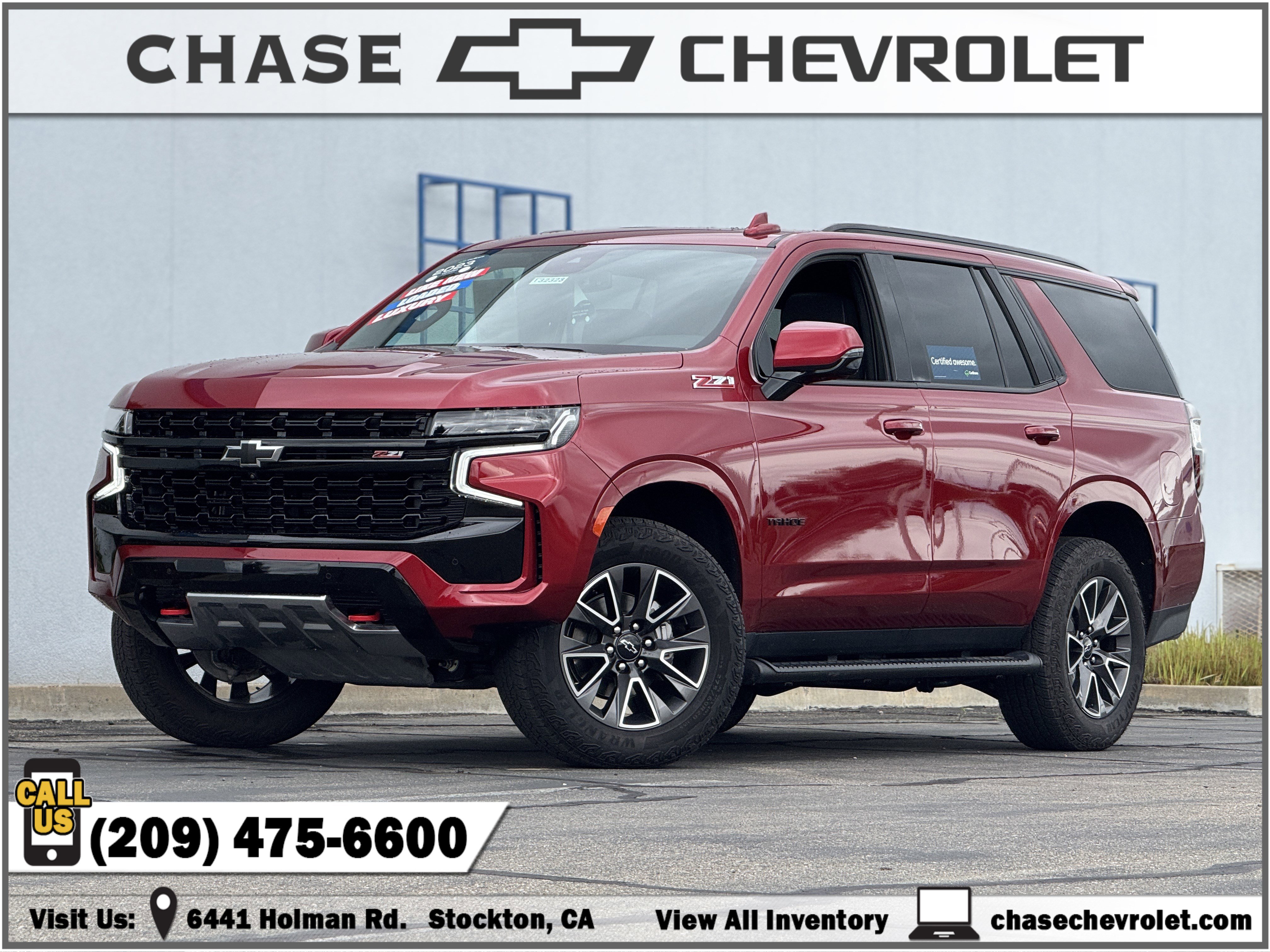 Used 2023 Chevrolet Tahoe Z71 w/ Z71 Off-Road Package image 1
