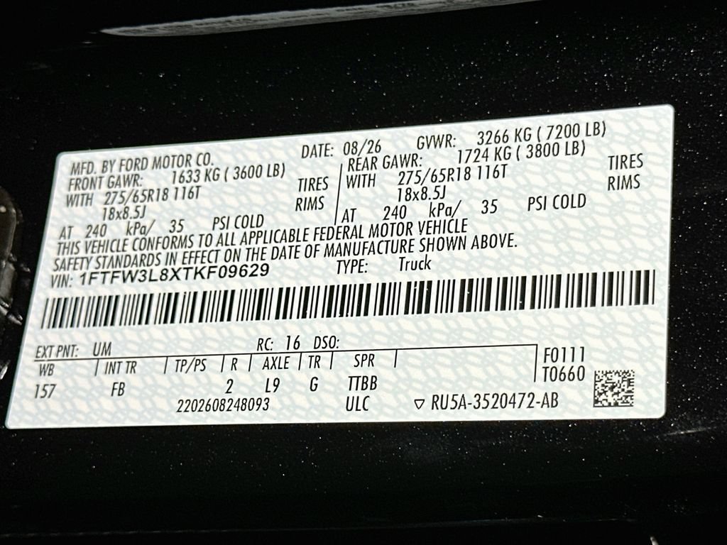 New 2026 Ford F150 XLT w/ Equipment Group 302A MID AWD/4WD image 18