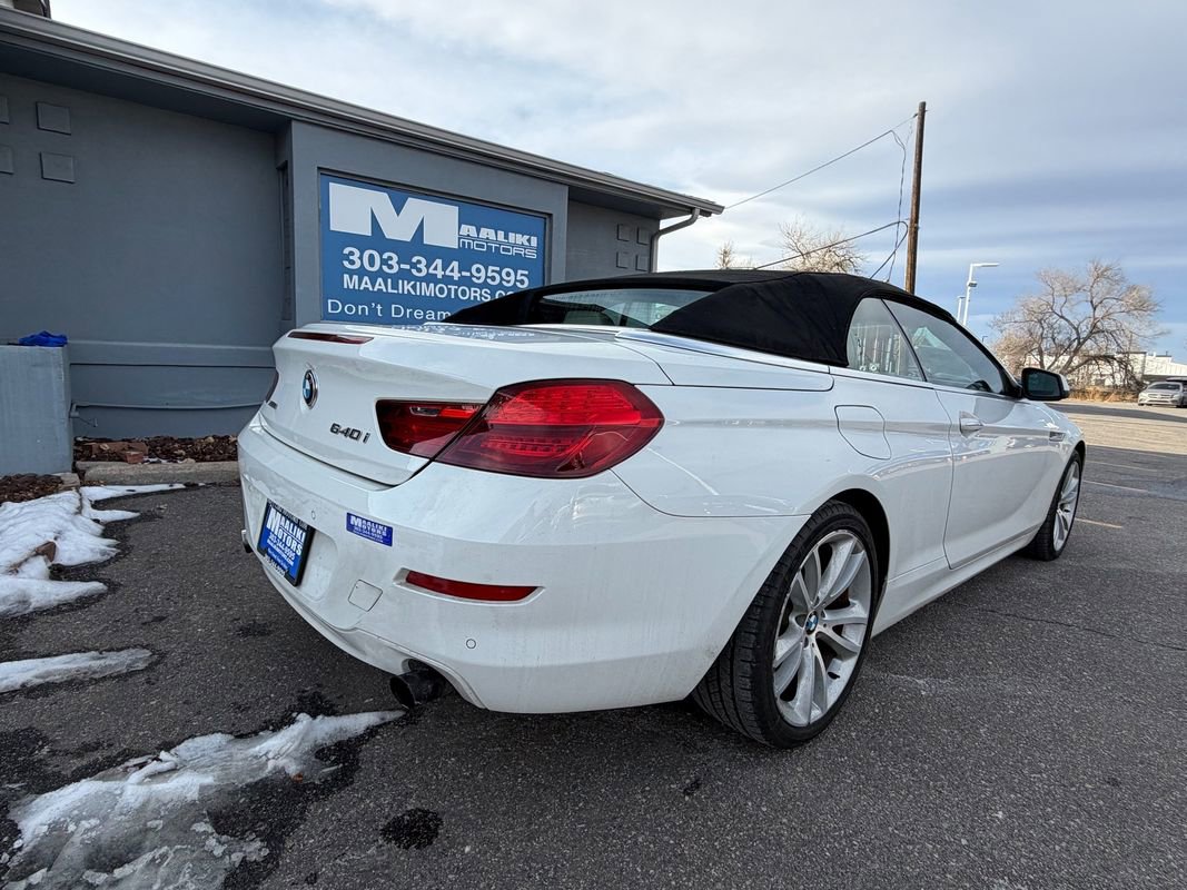 Used 2015 BMW 640i xDrive Convertible image 6