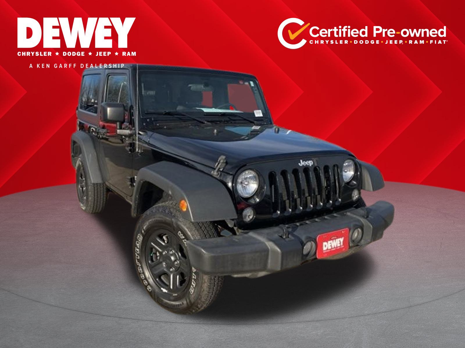 Certified 2017 Jeep Wrangler Sport w/ Connectivity Group image 1