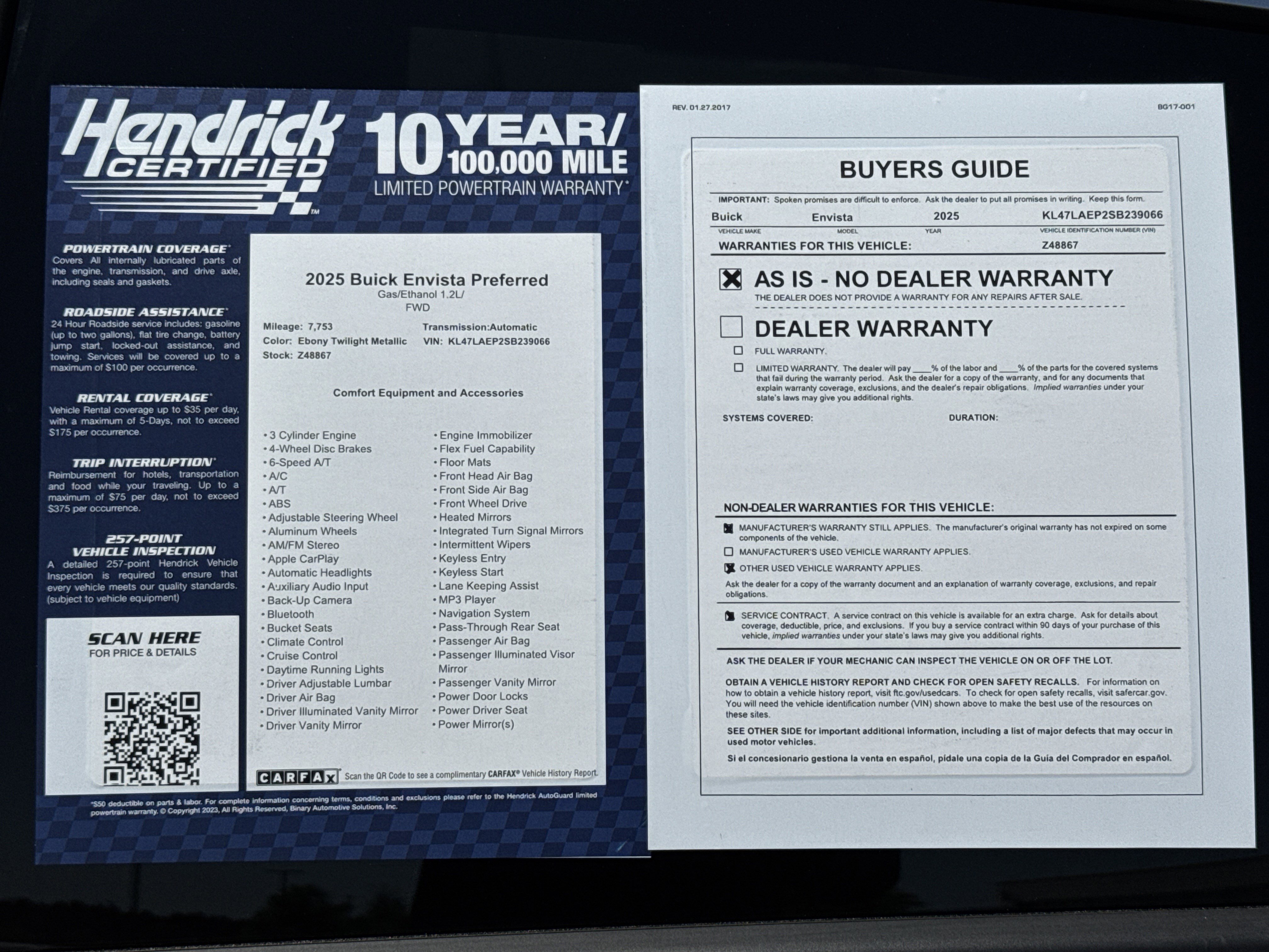 Used 2025 Buick Envista Preferred w/ Convenience I Package image 34