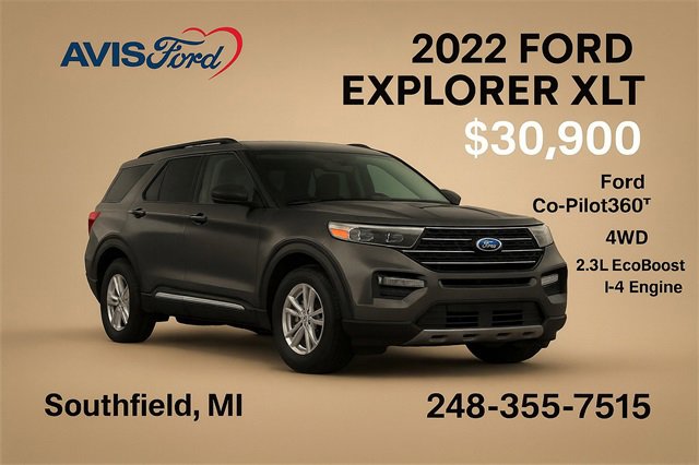 Used 2022 Ford Explorer XLT w/ Equipment Group 202A