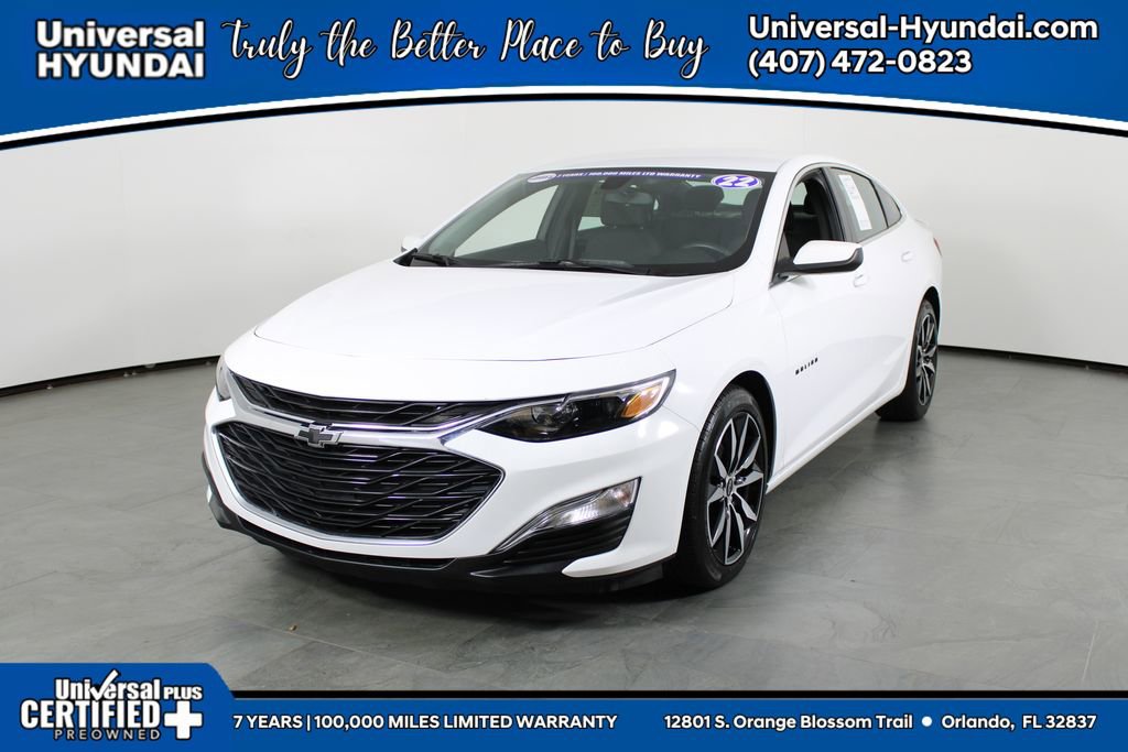 Used 2022 Chevrolet Malibu RS w/ LPO, Floor Liner Package image 1