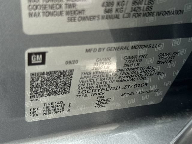 Certified 2020 Chevrolet Silverado 1500 RST w/ All-Star Edition AWD/4WD image 32
