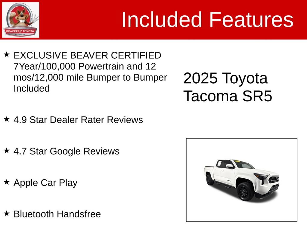 Used 2025 Toyota Tacoma SR5 AWD/4WD image 4