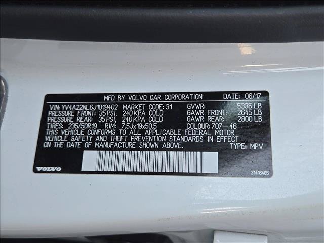 Used 2018 Volvo V90 T6 Cross Country w/ Convenience Package AWD/4WD image 23