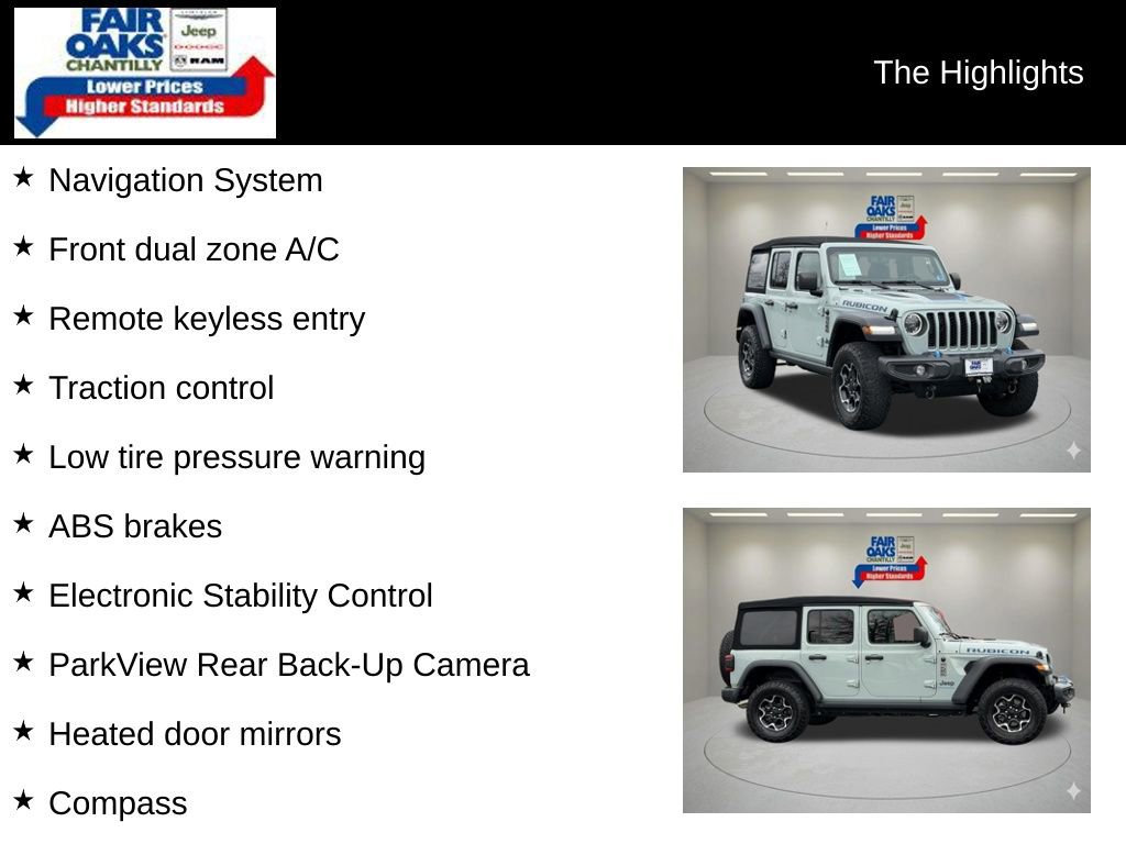 Used 2023 Jeep Wrangler Unlimited Rubicon 4xe image 2