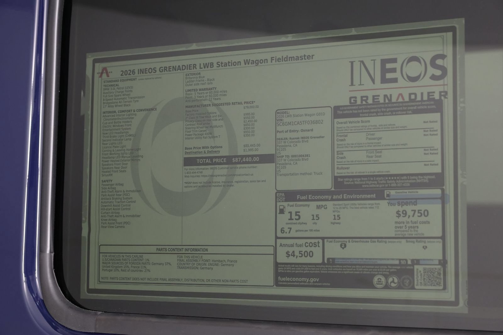 New 2026 INEOS Grenadier AWD/4WD image 22