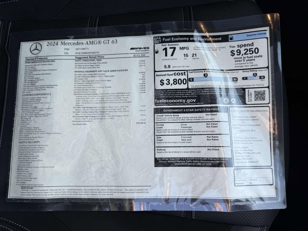 Used 2024 Mercedes-Benz AMG GT 63 image 4