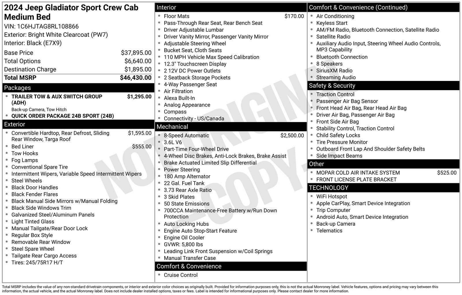 Used 2024 Jeep Gladiator Sport image 13