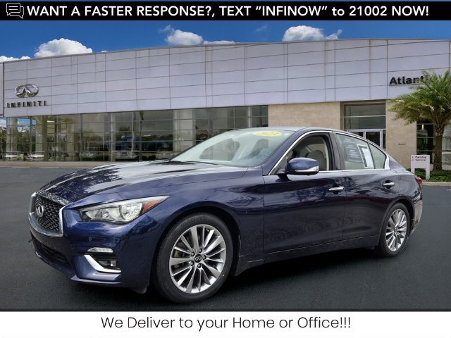Certified 2023 INFINITI Q50 Luxe w/ Cargo Package