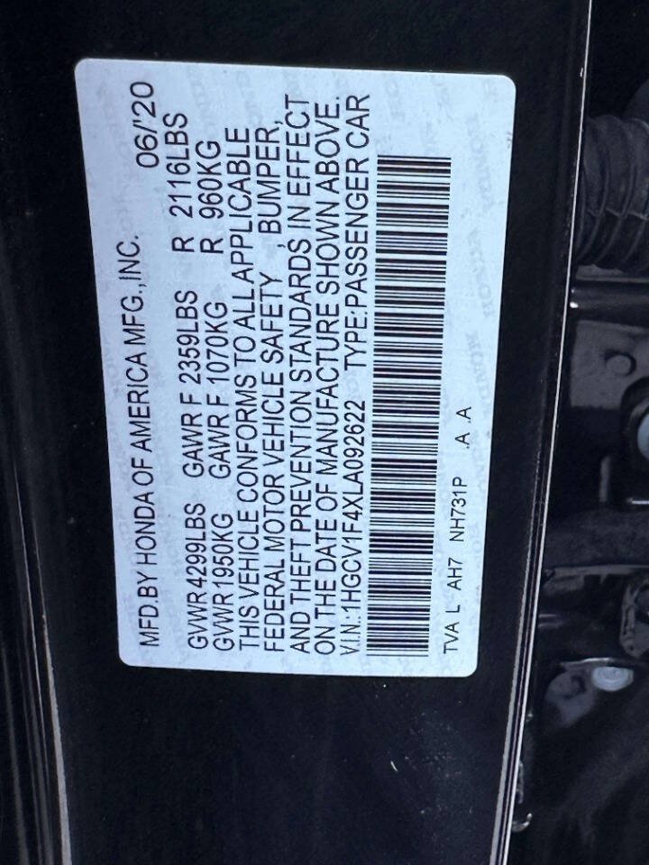 Used 2020 Honda Accord EX image 29