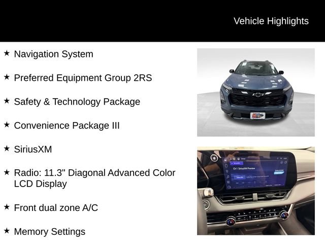 Certified 2025 Chevrolet Equinox RS w/ Safety and Technology Package AWD/4WD image 16