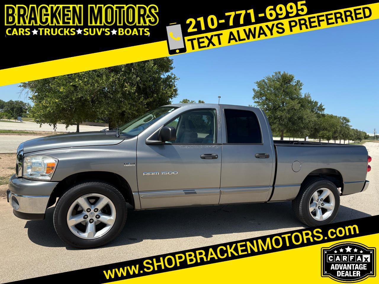 Used 2007 Dodge Ram 1500 Truck SLT w/ Quad Cab Big Horn Value Group RWD image 1