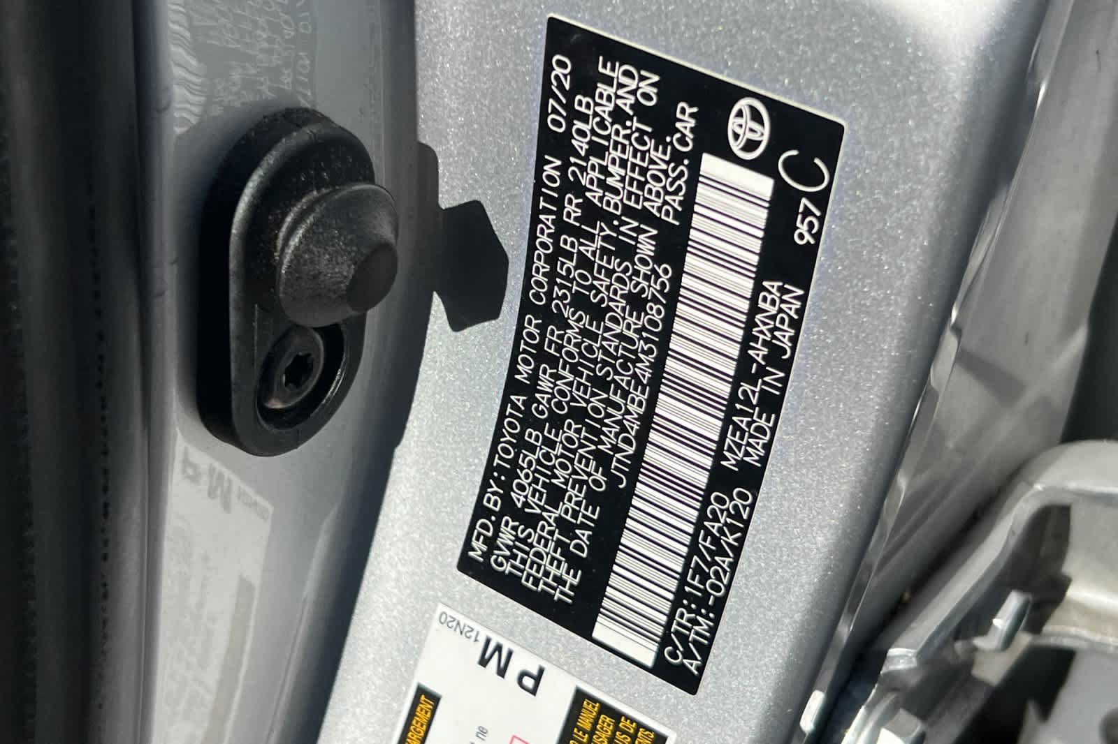 Certified 2021 Toyota Corolla SE FWD image 33