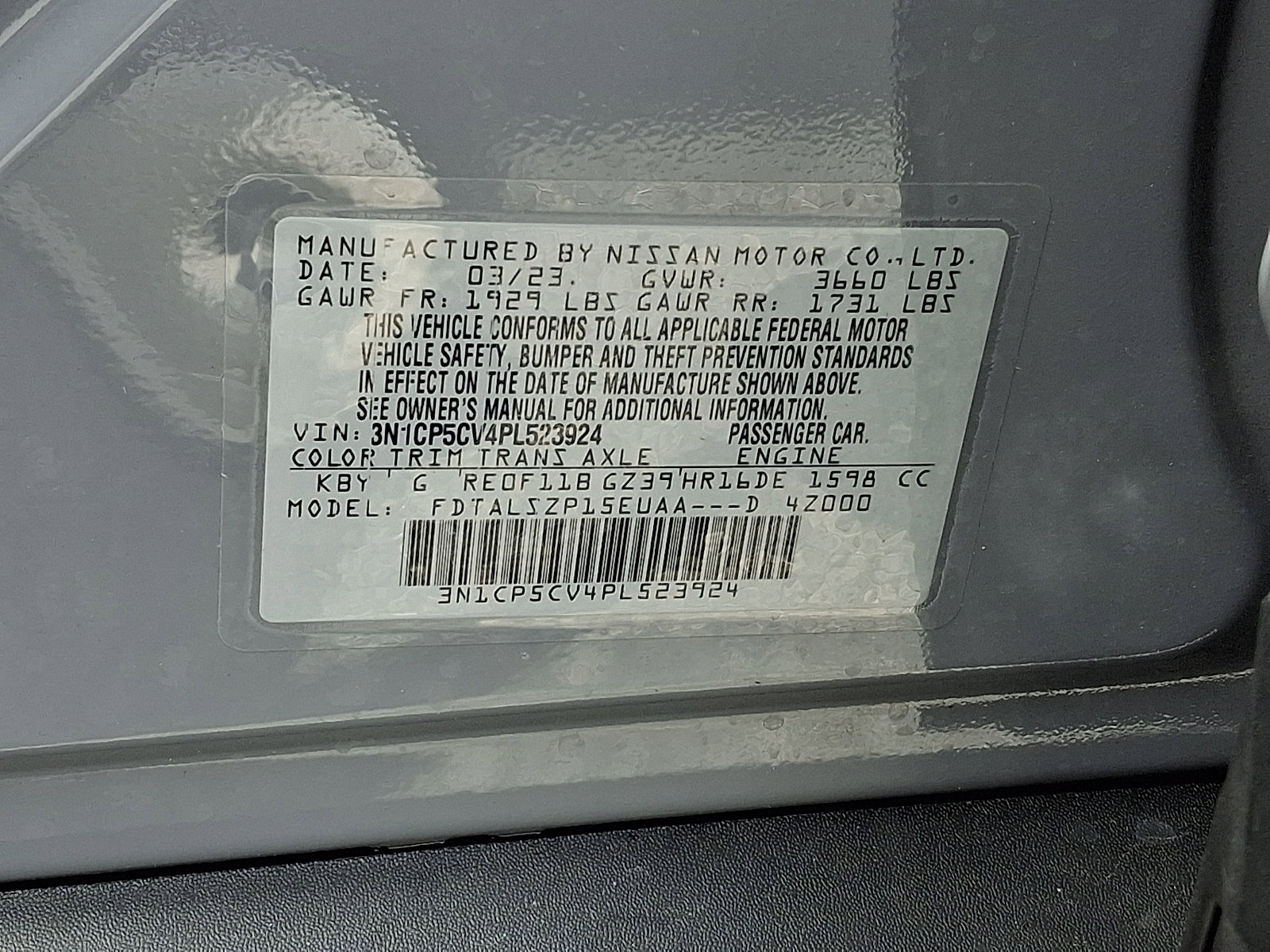 Used 2023 Nissan Kicks SV w/ Exterior Package image 26