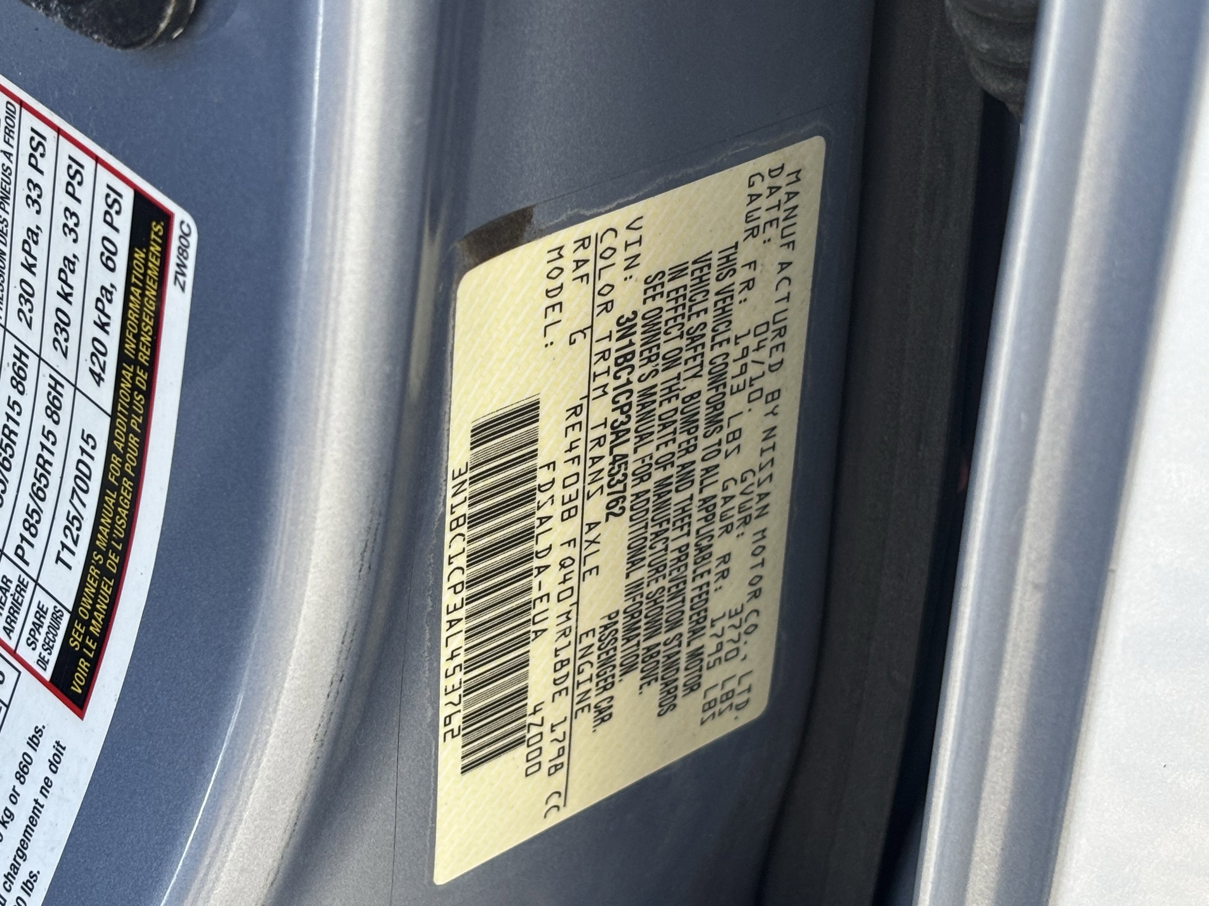 Used 2010 Nissan Versa 1.8 S w/ PWR Plus Pkg image 30