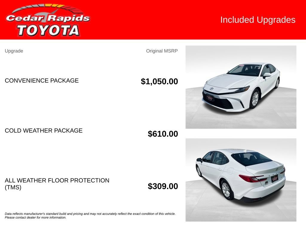 Certified 2025 Toyota Camry LE w/ Convenience Package FWD image 6