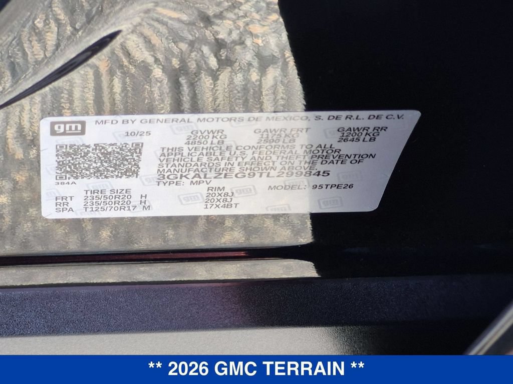 Used 2026 GMC Terrain Denali w/ LPO, Floor Liner Package AWD/4WD image 35